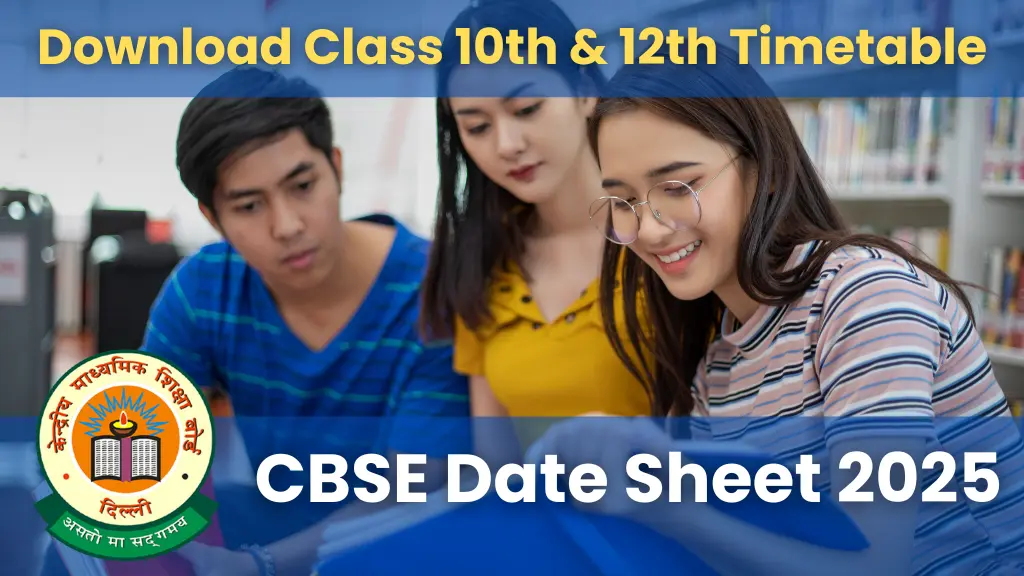 CBSE Date Sheet 2025